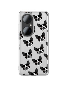 Huawei P50 Pro Case Dog Boston Terrier Clear - Pet Friendly