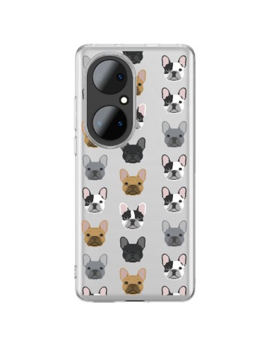 Coque Huawei P50 Pro Chiens Bulldog Français Transparente - Pet Friendly