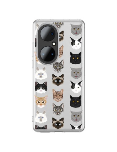 Huawei P50 Pro Case Cat Clear - Pet Friendly