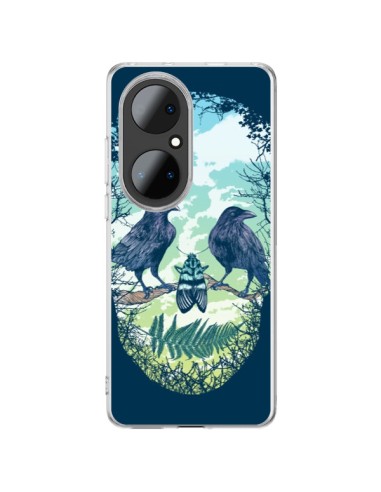 Coque Huawei P50 Pro Tête de Mort Nature - Rachel Caldwell