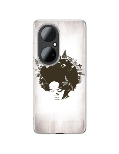 Coque Huawei P50 Pro Childhood Garden Afro - Rachel Caldwell