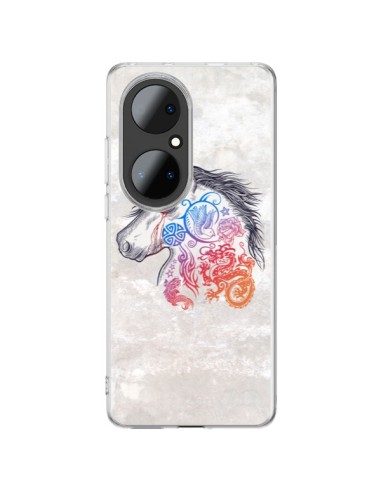 Coque Huawei P50 Pro Licorne Muticolore - Rachel Caldwell