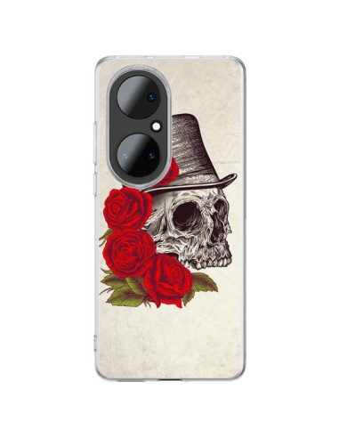 Coque Huawei P50 Pro Gentleman Crane Tête de Mort - Rachel Caldwell