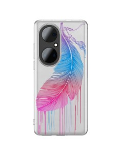 Huawei P50 Pro Case Plume Rainbow Clear - Rachel Caldwell