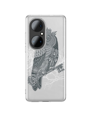 Coque Huawei P50 Pro Owl King Chouette Hibou Roi Transparente - Rachel Caldwell