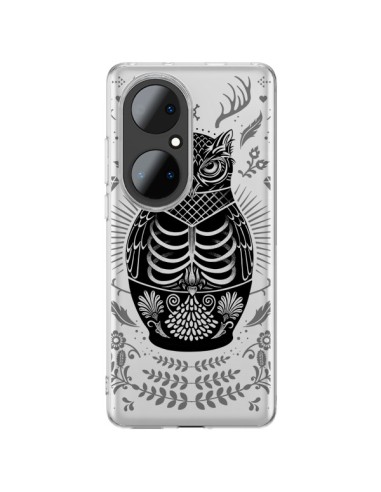 Huawei P50 Pro Case Owl Skeleton Clear - Rachel Caldwell