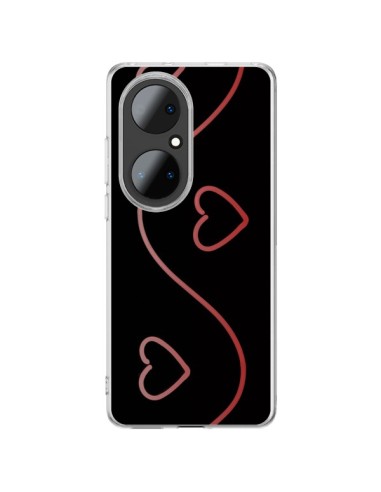 Huawei P50 Pro Case Heart Love Red - R Delean