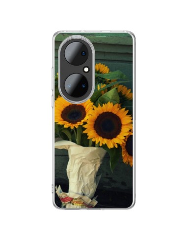 Coque Huawei P50 Pro Tournesol Bouquet Fleur - R Delean