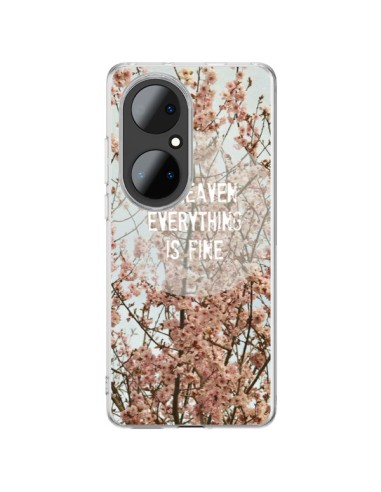 Coque Huawei P50 Pro In heaven everything is fine paradis fleur - R Delean
