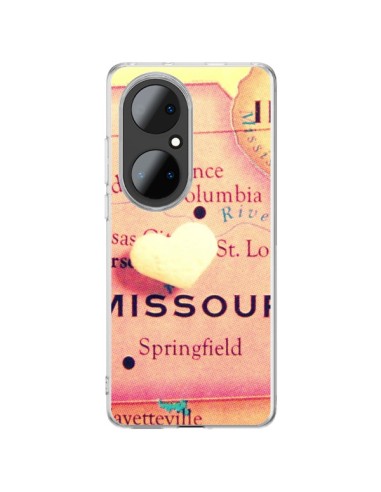 Cover Huawei P50 Pro Mappa Missouri Coeoeur - R Delean