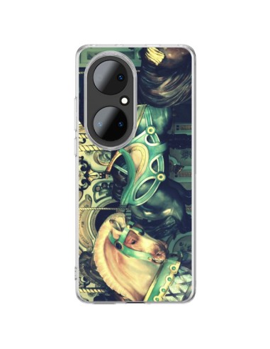 Coque Huawei P50 Pro Manege Enfant Carrousel Chevaux - R Delean