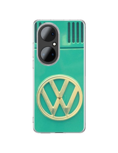 Coque Huawei P50 Pro Groovy Van Hippie VW Bleu - R Delean