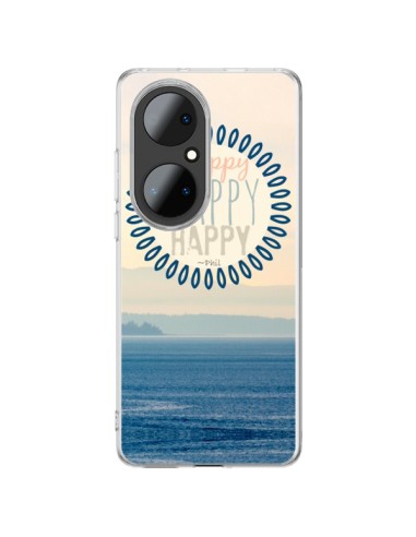 Coque Huawei P50 Pro Happy Day Mer Ocean Sable Plage Paysage - R Delean