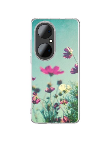 Coque Huawei P50 Pro Fleurs Reach for the Sky - Sylvia Cook