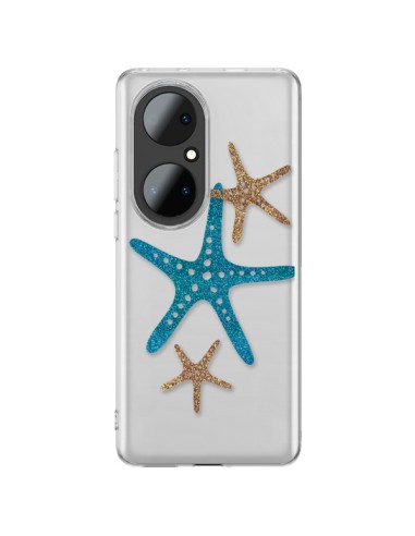 Coque Huawei P50 Pro Etoile de Mer Starfish Transparente - Sylvia Cook