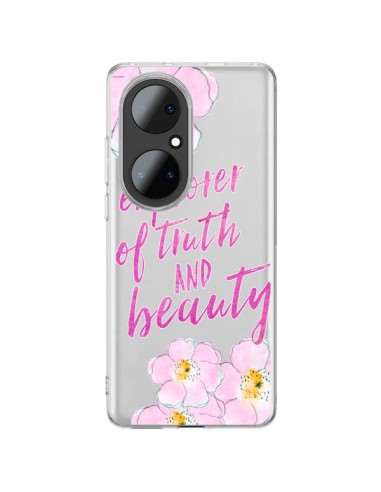 Coque Huawei P50 Pro Explorer of Truth and Beauty Transparente - Sylvia Cook