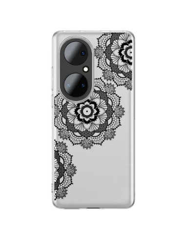 Huawei P50 Pro Case Triple Mandala Black Clear - Sylvia Cook