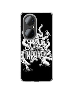 Huawei P50 Pro Case Greetings from the kraken Octopus Tentacles - Senor Octopus
