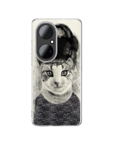 Coque Huawei P50 Pro Audrey Cat Chat - Tipsy Eyes
