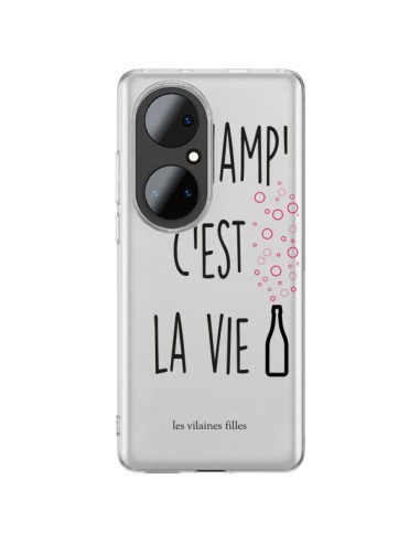 Cover Huawei P50 Pro Le Champ, c'est la Vie Trasparente - Les Vilaines Filles