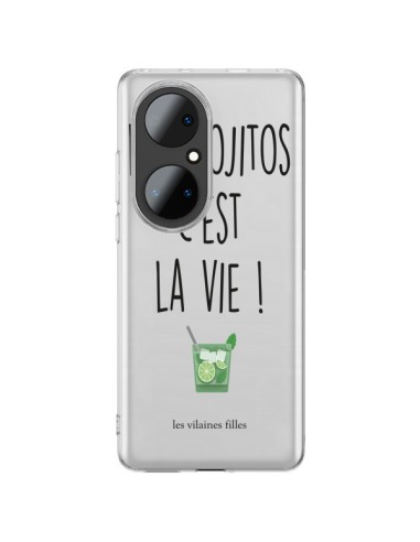 Coque Huawei P50 Pro Les Mojitos, c'est la vie Transparente - Les Vilaines Filles