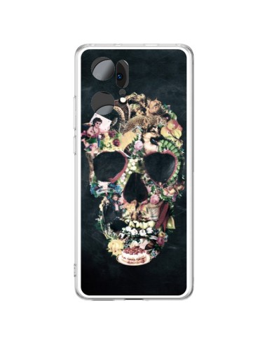 Coque Oppo Find X5 Pro Skull Vintage Tête de Mort - Ali Gulec