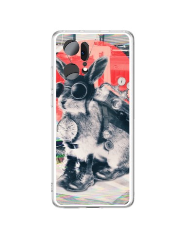 Coque Oppo Find X5 Pro Lapin Time Traveller - Ali Gulec