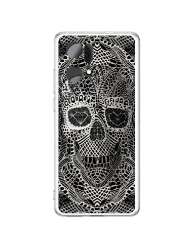 Coque Oppo Find X5 Pro Skull Lace Tête de Mort - Ali Gulec