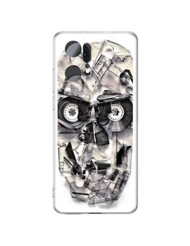 Coque Oppo Find X5 Pro Tape Skull K7 Tête de Mort - Ali Gulec