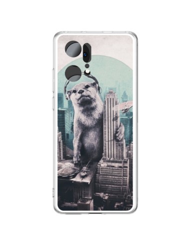 Coque Oppo Find X5 Pro Loutre Dj New York - Ali Gulec