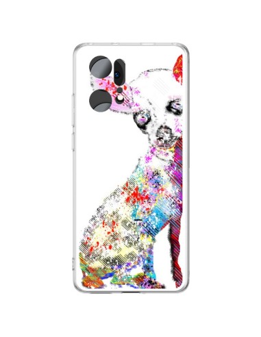 Coque Oppo Find X5 Pro Chien Chihuahua Graffiti - Bri.Buckley