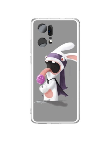 Coque Oppo Find X5 Pro Lapin Crétin Sucette - Bertrand Carriere