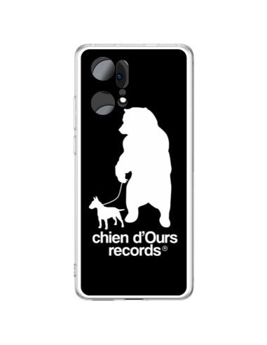 Coque Oppo Find X5 Pro Chien d'Ours Records Musique - Bertrand Carriere
