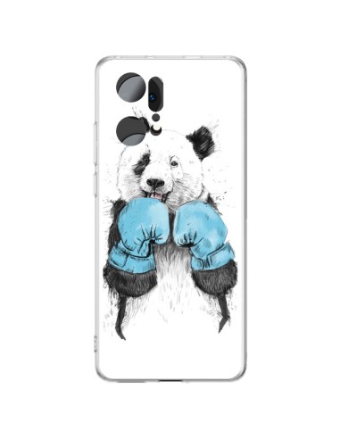 Coque Oppo Find X5 Pro Winner Panda Boxeur - Balazs Solti
