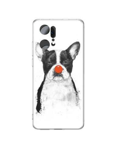 Coque Oppo Find X5 Pro Clown Bulldog Chien Dog - Balazs Solti