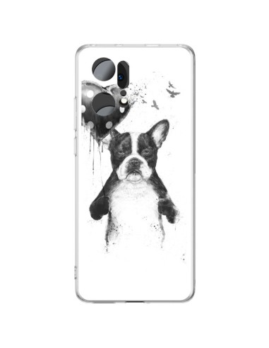 Coque Oppo Find X5 Pro Lover Bulldog Chien Dog My Heart Goes Boom - Balazs Solti