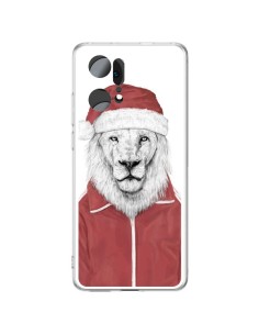 Coque Oppo Find X5 Pro Santa Lion Père Noel - Balazs Solti