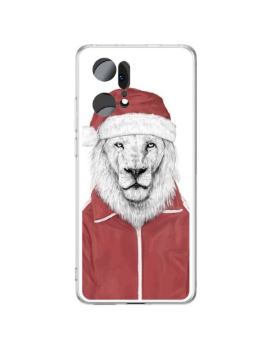 Oppo Find X5 Pro Case Santa Claus Lion - Balazs Solti
