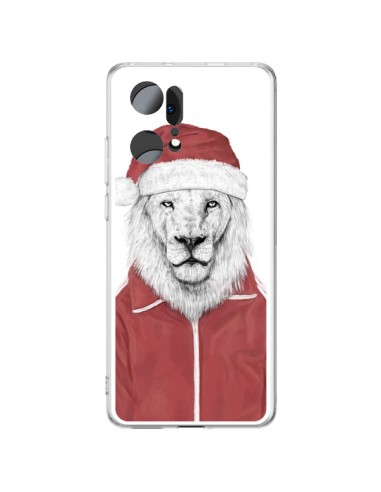 Oppo Find X5 Pro Case Santa Claus Lion - Balazs Solti