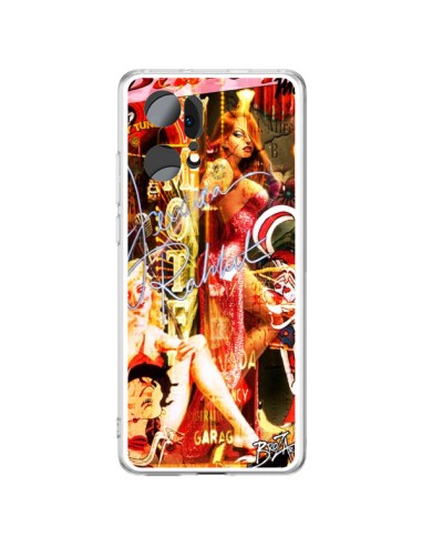 Coque Oppo Find X5 Pro Jessica Rabbit Betty Boop - Brozart