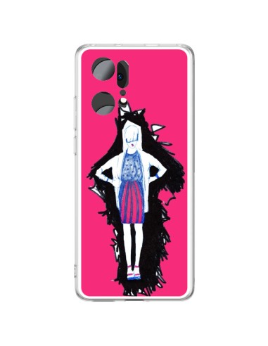 Coque Oppo Find X5 Pro Lola Femme Fashion Mode Rose - Cécile
