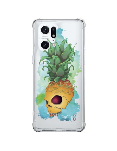 Coque Oppo Find X5 Pro Crananas Crane Ananas Transparente - Chapo