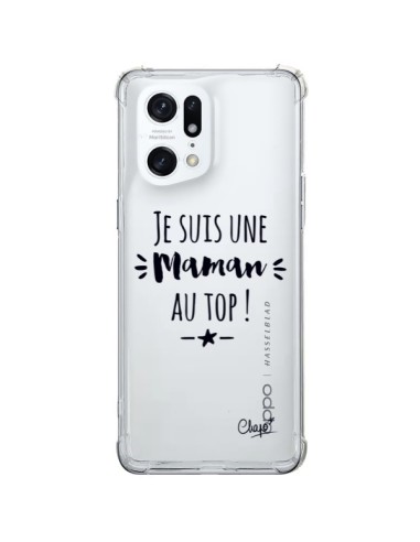 Oppo Find X5 Pro Case I'm a Top Mom Clear - Chapo