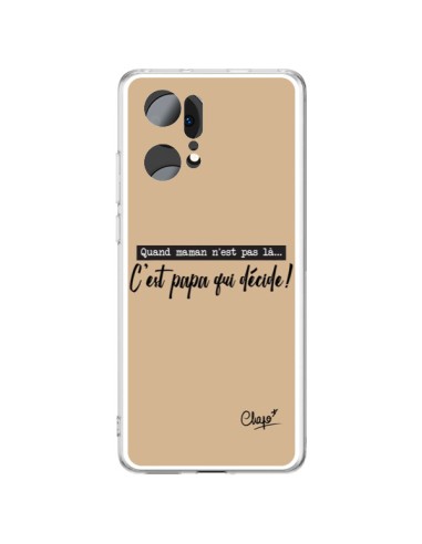 Oppo Find X5 Pro Case It’s Dad Who Decides Beige - Chapo