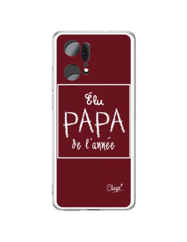 Oppo Find X5 Pro Case Elected Dad of the Year Red Bordeaux - Chapo