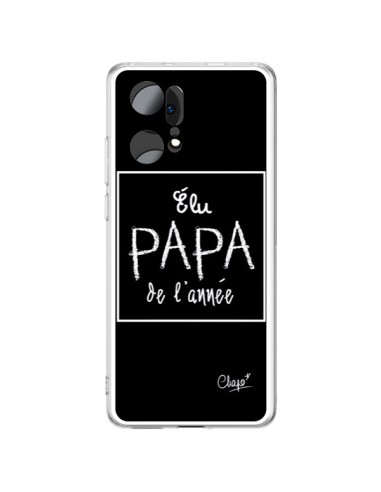 Cover Oppo Find X5 Pro Eletto Papà dell'Anno Nero - Chapo