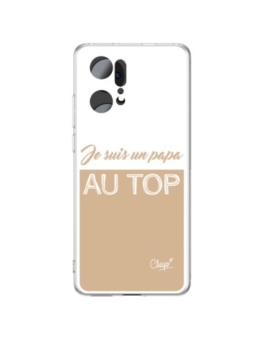 Oppo Find X5 Pro Case I’m a Top Dad Beige - Chapo