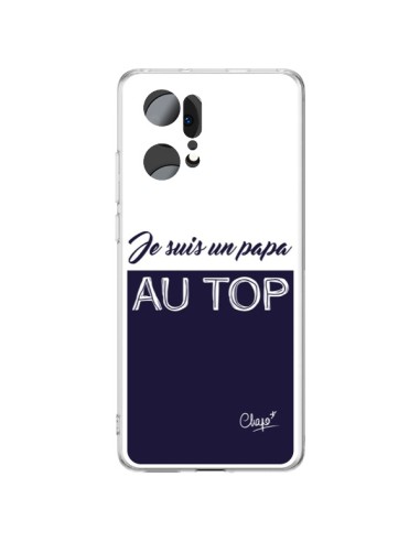 Cover Oppo Find X5 Pro Sono un Papà al Top Blu Marine - Chapo