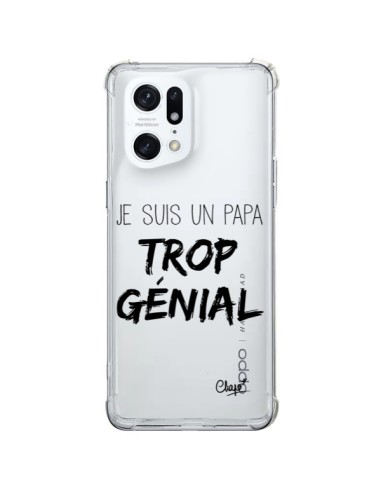 Oppo Find X5 Pro Case I’m a Genius Dad Clear - Chapo