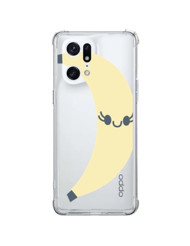 Cover Oppo Find X5 Pro Banana Banane Fruit Trasparente - Claudia Ramos